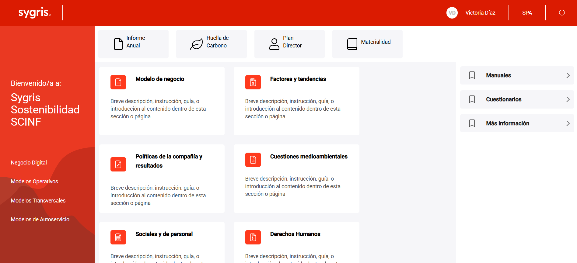 Sygris Sostenibilidad SCINF